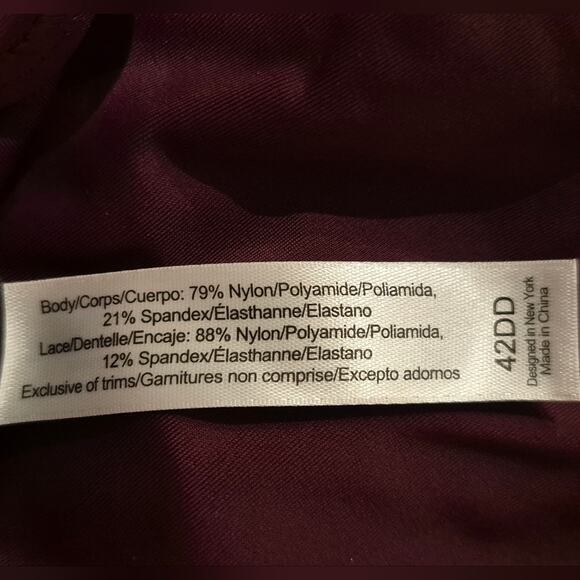 Adore Me | NWT | Burgundy/Purple | One Piece Swimsuit |  Size XXL - 42DD - Picture 7 of 13